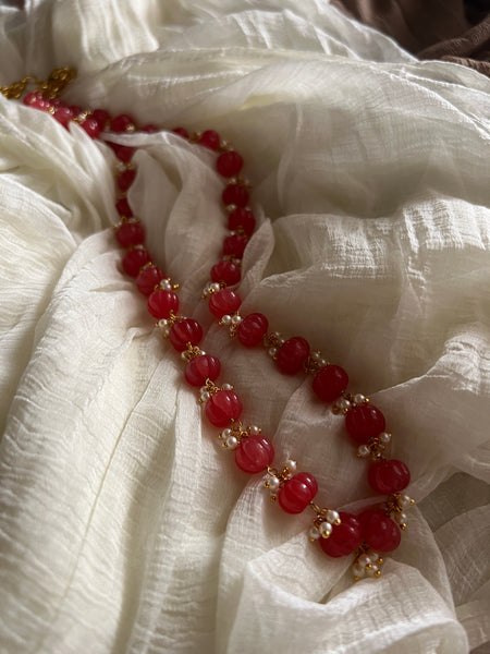 Pumpkin bead maala