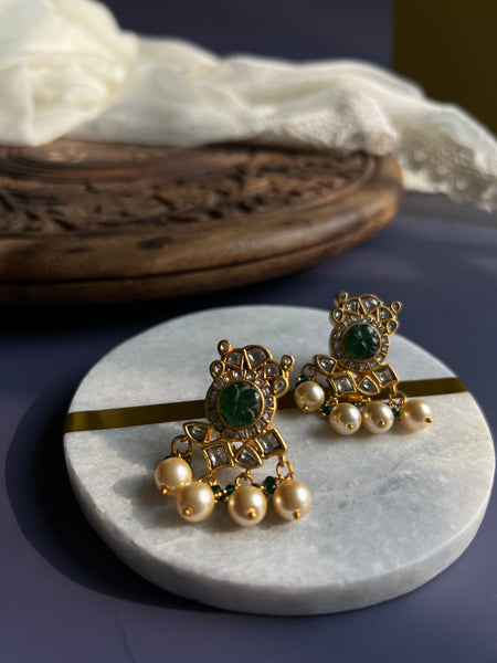 Carved stone studs