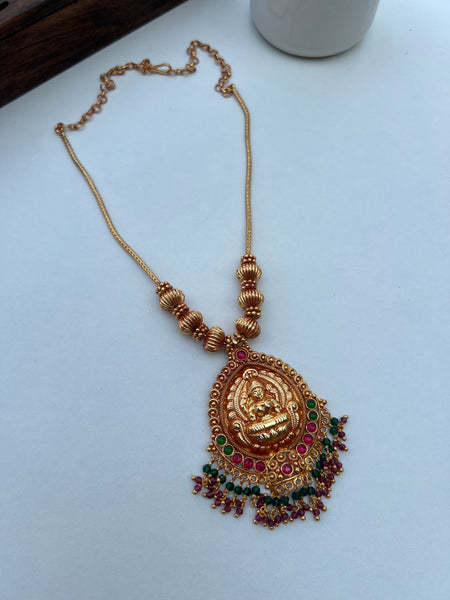 Lakshmi gold look alike necklace