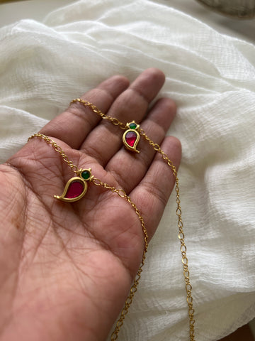 Kundan manga delicate anklets