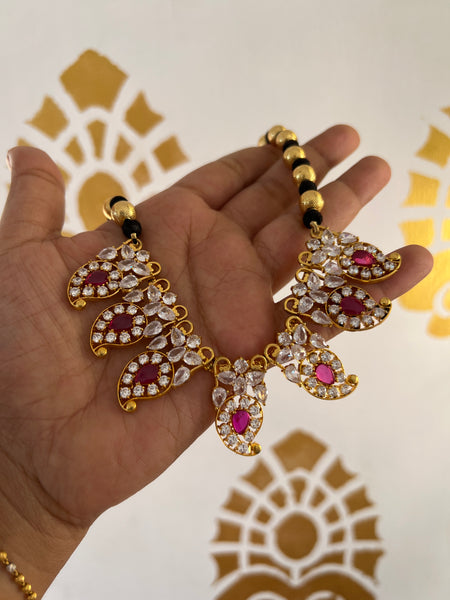 Manga stone bead necklace
