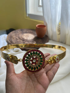 Kundan chakra jumbo hip belt