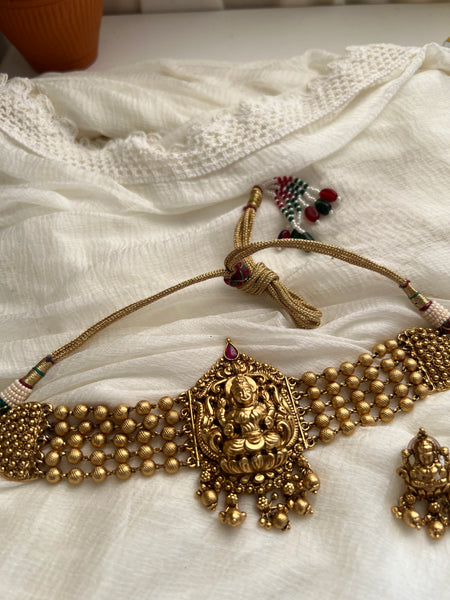 Nagas Lakshmi choker with studs