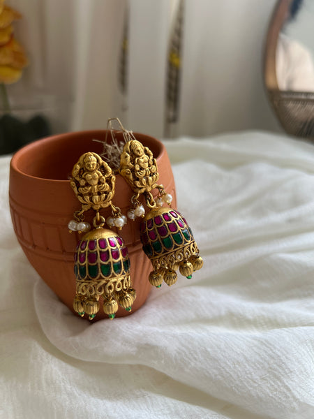 Nagas Lakshmi jhumkas