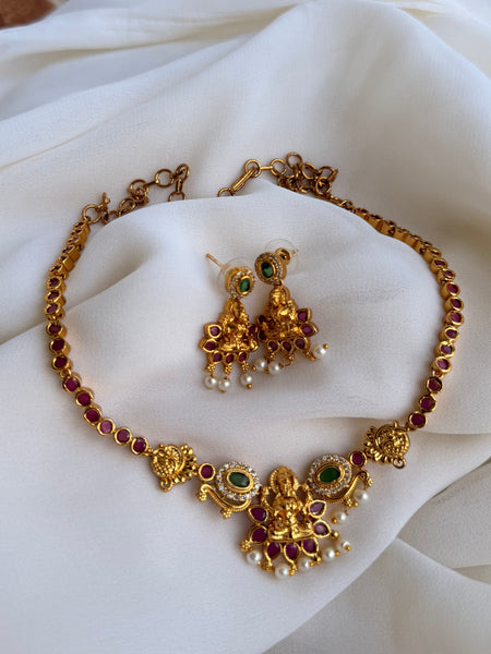 Kemp Lakshmi Necklace with studs