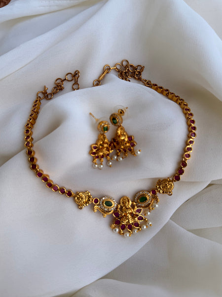 Kemp Lakshmi Necklace with studs