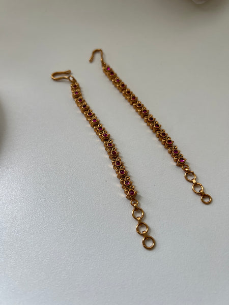 Kemp earring bridal chain