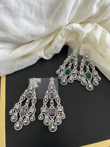 Jumbo Victorian style earrings