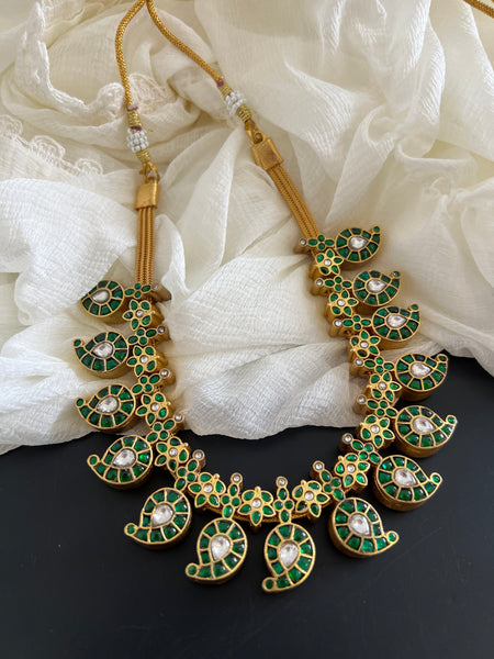 Reversible premium Manga Kundan necklace