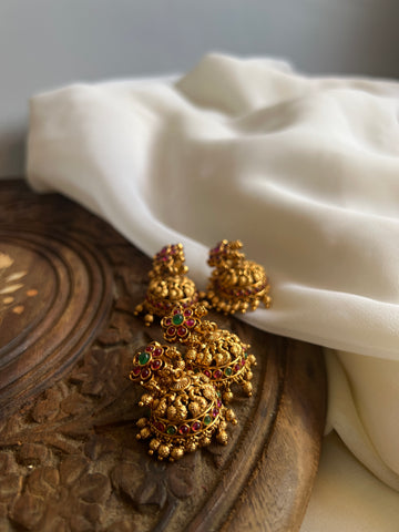 Kemp flower Small Jhumkas