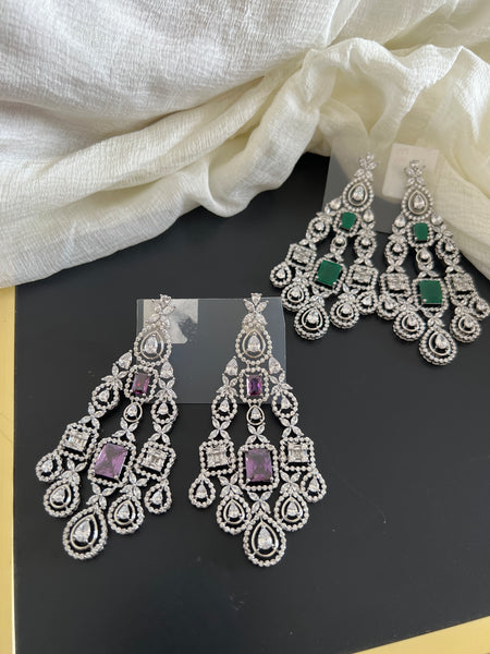 Jumbo Victorian style earrings