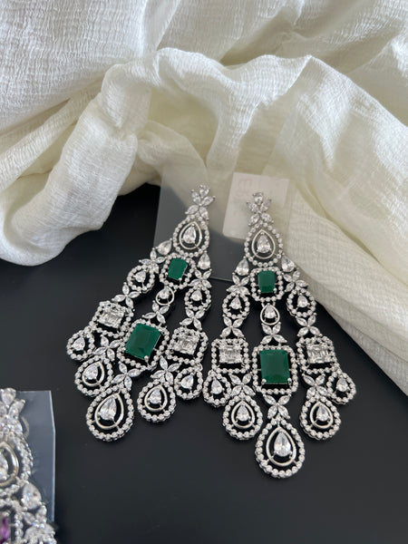Jumbo Victorian style earrings