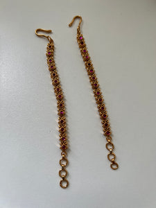Kemp earring bridal chain
