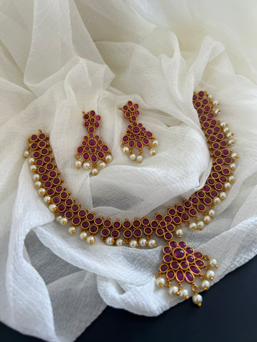 Kemp vintage necklace with earrings