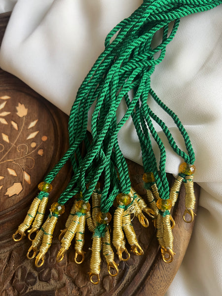 Green silk thread dori