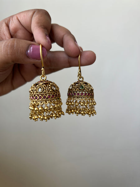 Kemp hook jhumkas