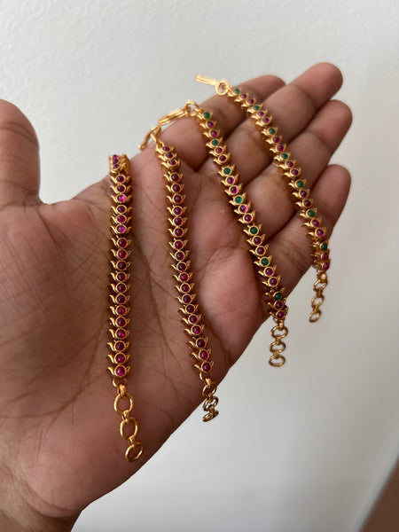 Kemp earrings bridal chain