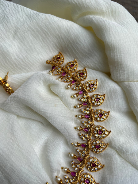 Kemp manga necklace with studs