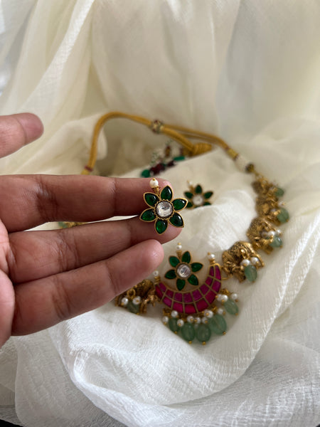Gomathi Kundan choker with studs