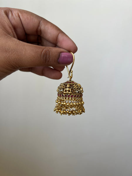 Kemp Lakshmi hook jhumkas A