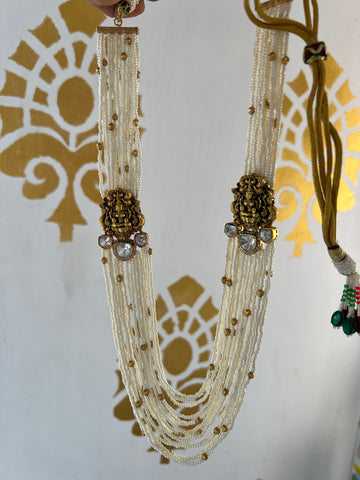 Kundan moissante Nagas pearl haram