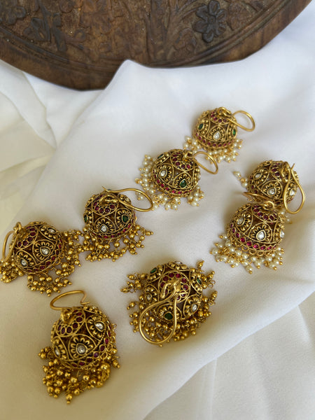 Kemp hook jhumkas