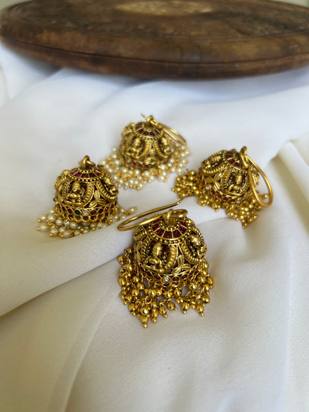 Kemp Lakshmi hook Jhumkas B