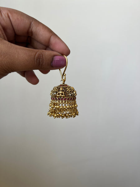 Kemp Lakshmi hook jhumkas A