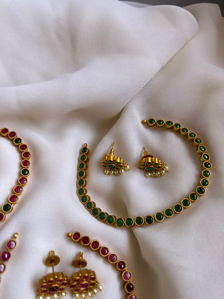 Kid friendly Kemp necklace with studs
