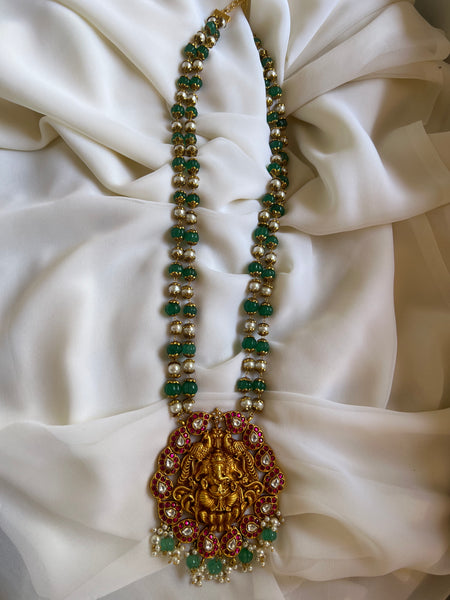 Oversized Ganesha pendant Haram