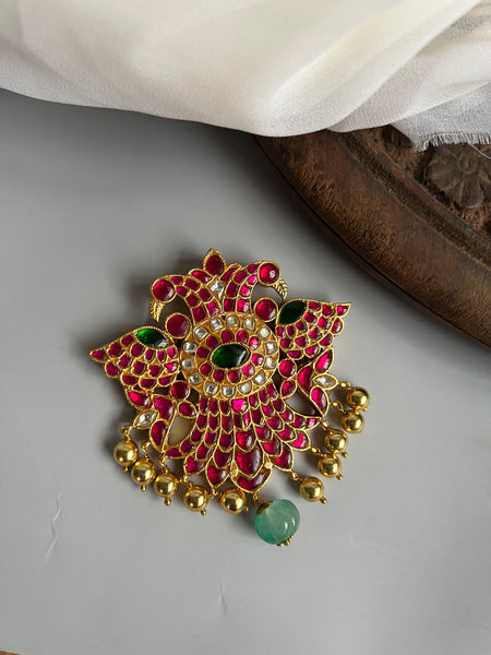 Nakshi Kundan pendant