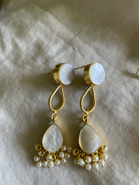 Baroque Pearl look alike earrings