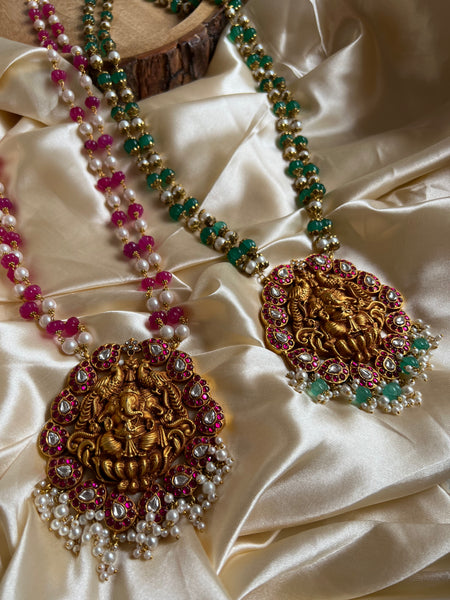 Oversized Ganesha pendant Haram