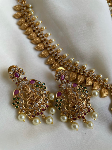Lakshmi manga necklace semi bridal set