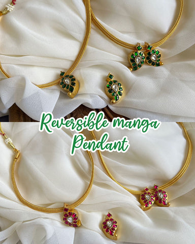 Reversible Manga pendant