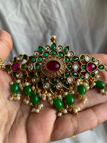 Kemp Jadau like choker with earrings