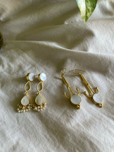 Baroque Pearl look alike earrings