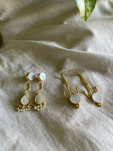Baroque Pearl look alike earrings