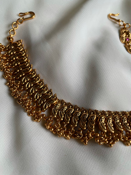 Kemp bridal full head nethi chutti