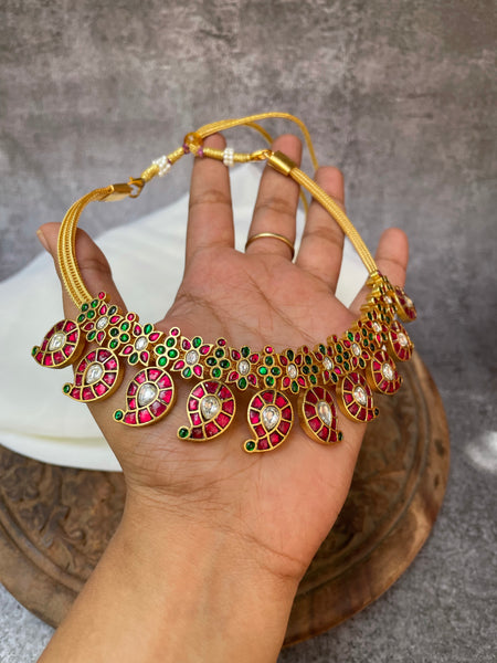 Classic Kundan manga necklace - new design