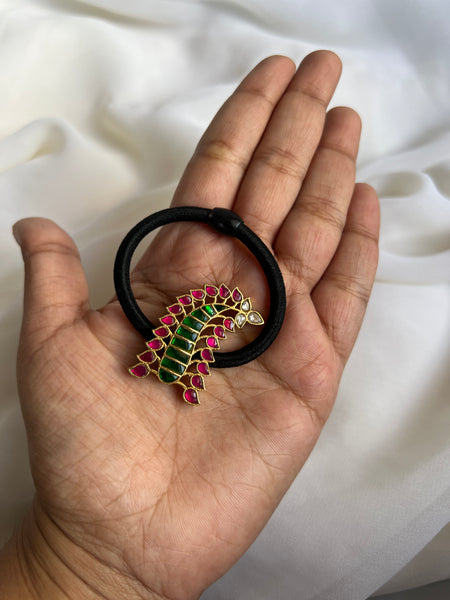 Kundan vintage hair tie