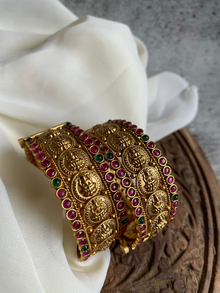 Bridal kemp Lakshmi bangles (3 Color options)