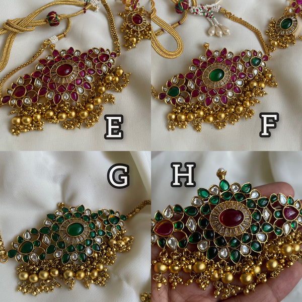 Kemp Jadau like choker with earrings