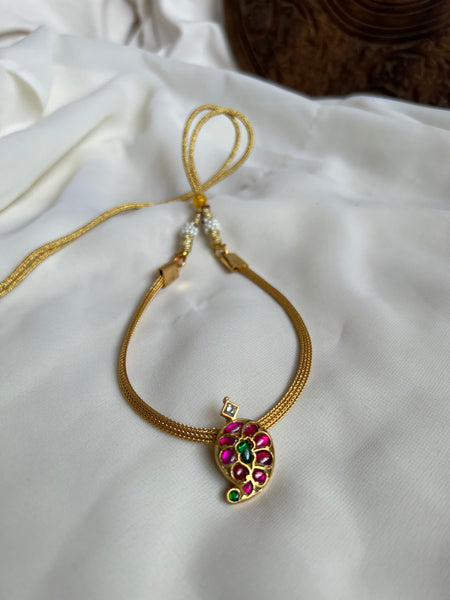 Kundan manga necklace