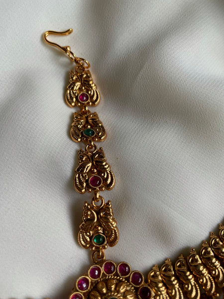Kemp bridal full head nethi chutti