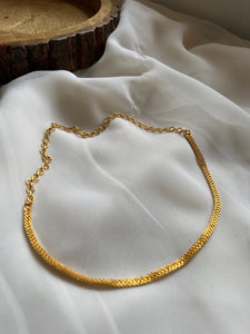 Plain chain for pendant with extension loops