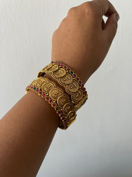 Bridal kemp Lakshmi bangles (3 Color options)