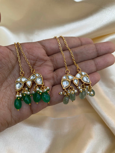 Kundan wing pendant maala
