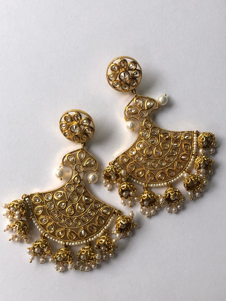 Polki hourglass chaandbalis