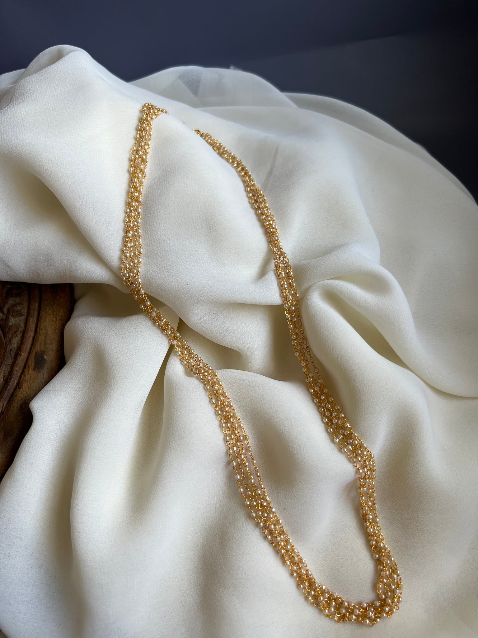 5 layer Pearl maala-(24 cm/2 variants)